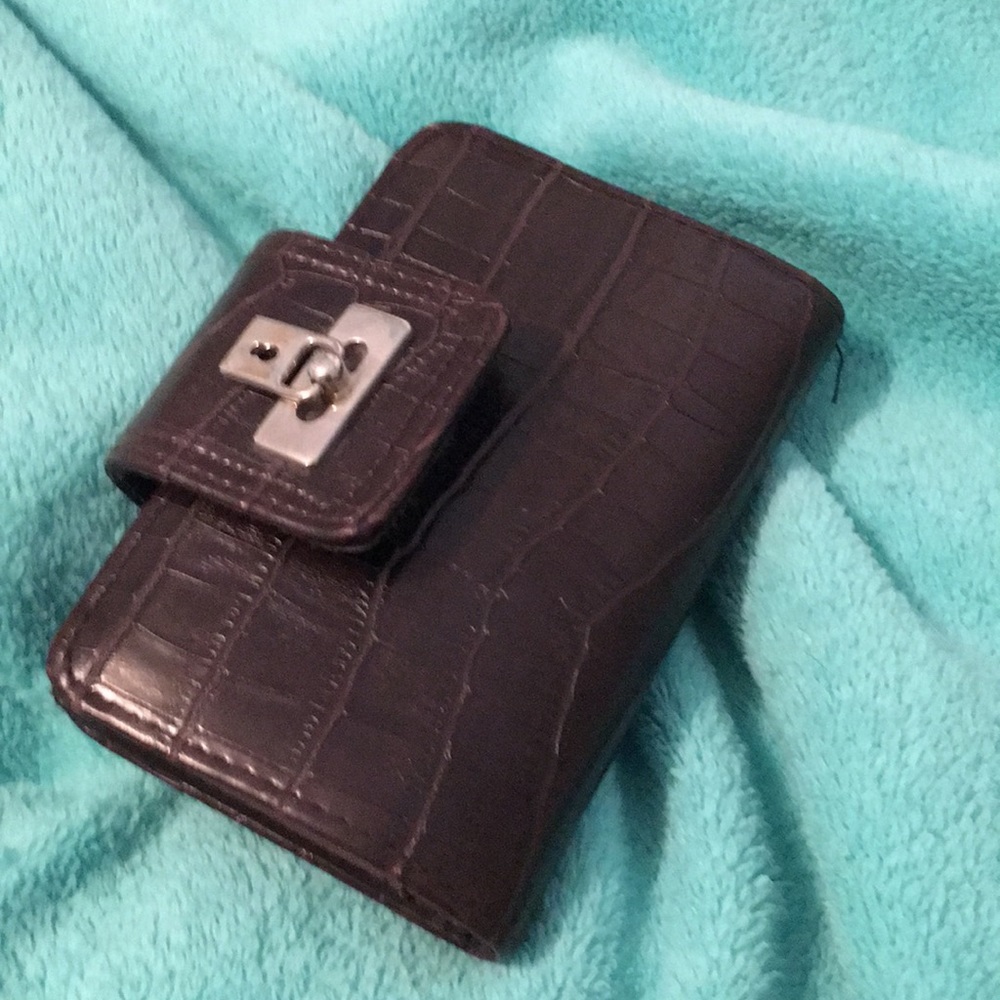 Brown leather wallet